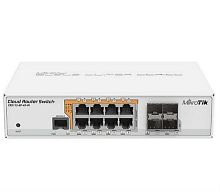 картинка Mikrotik CRS112-8P-4S-IN Routerboard управляемый коммутатор 8x100/1000 Мбит/с Ethernet POE + 4xSFP от магазина Интерком-НН