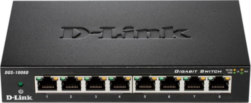 изображение DGS-1008D/H2A Неуправляемый коммутатор с 8 портами D-Link магазин Компании Интерком-НН картинка D-Link DGS-1008D/H2A Неуправляемый коммутатор с 8 портами от магазина Интерком-НН