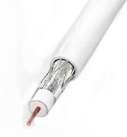 картинка Кабель коаксиальный RG-6U Netko, 75 Ом (CU, оплетка 32 нити AL), белый  от магазина Интерком-НН