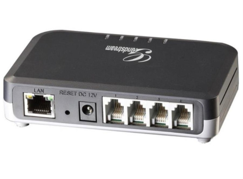 картинка Grandstream HT-704 Адаптер VoIP 4 x FXS SIP, 1 x ETH от магазина Интерком-НН