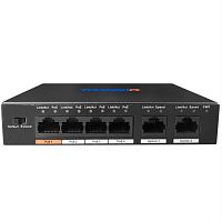 картинка TR-NS1006-60-4PoE Неуправляемый коммутатор TRASSIR магазин Интерком-НН являющийся официальным представителем в России картинка TR-NS1006-60-4PoE Неуправляемый коммутатор TRASSIR от магазина Интерком-НН