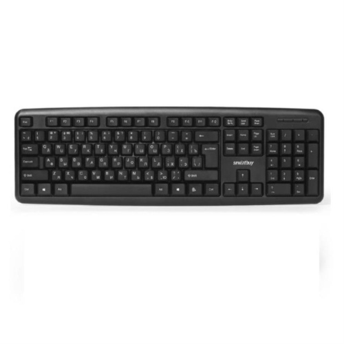 изображение Клавиатура проводная PS/2 (черная) SmartBuy SBK-112P-K ONE магазин Компании Интерком-НН картинка SmartBuy SBK-112P-K ONE Клавиатура проводная PS/2 (черная) от магазина Интерком-НН
