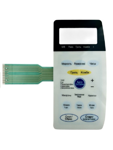 картинка Daewoo 3518524510, TH-KOG-6C1B5S Сенсорная панель, мембрана микроволновой печи СВЧ KOG-6C1B5S от магазина Интерком-НН