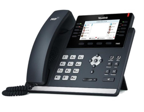 изображение IP-телефон Yealink SIP-T46S, 6 VoIP аккаунтов, PoE магазин Компании Интерком-НН картинка Yealink SIP-T46S IP-телефон , 6 VoIP аккаунтов, PoE от магазина Интерком-НН
