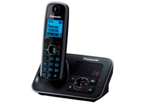 изображение Беспроводной телефон Panasonic KX-TG6621RUM DECT (радиотелефон) с автоответчиком, цвет: серый металлик магазин Компании Интерком-НН картинка Panasonic KX-TG6621RUM - Беспроводной телефон DECT (радиотелефон) с автоответчиком, цвет: серый мета от магазина Интерком-НН