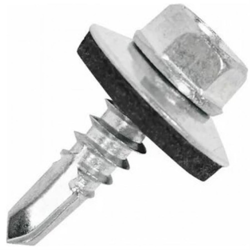 картинка Саморезы кровельные 5,5х19 оцинкованные, наконечник сверло (400шт) от магазина Интерком-НН