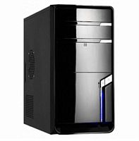 картинка Корпус LinkWorld 727-03 черный/серебристый w/o PSU mATX 2xUSB2.0 audio от магазина Интерком-НН