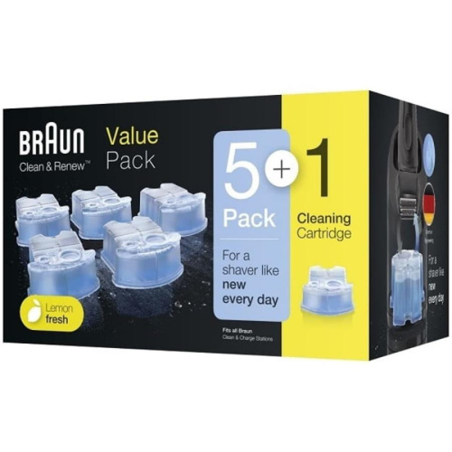 изображение Braun 81673079 (81672893, 80712411) Картриджи для очистки CCR5+1 для бритвы Braun магазин Компании Интерком-НН картинка Braun 81673079 (81672893, 80712411) Картриджи для очистки CCR5+1 для бритвы Braun от магазина Интерком-НН