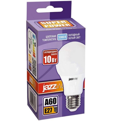 картинка Jazzway PLED-SP Светодиодная лампа A60 10Вт 5000K E27 от магазина Интерком-НН