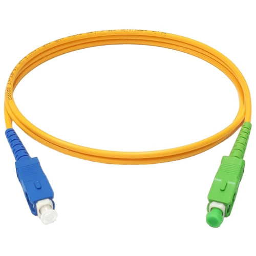 картинка Патч-корд оптический (optic patch cord) SC/UPC-SC/APC SM 9/125мкм одномодовый (simplex) 3 метра от магазина Интерком-НН фото 2