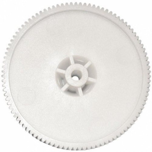 картинка Шестерня большая конусная D=82, H=23/10, d=6мм, 18 прямых и 99 косых зубьев для мясорубки Ротор от магазина Интерком-НН фото 2