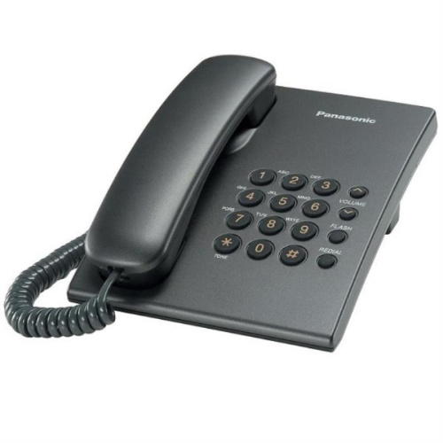 изображение Panasonic KX-TS2350RUT проводной телефон, цвет темно-серый металлик магазин Компании Интерком-НН картинка Panasonic KX-TS2350RUT проводной телефон, цвет темно-серый металлик от магазина Интерком-НН