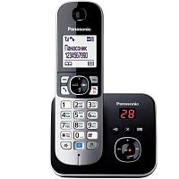 картинка Panasonic KX-TG6821RUB - Беспроводной телефон DECT (радиотелефон) с автоответчиком, цвет: черный  от магазина Интерком-НН