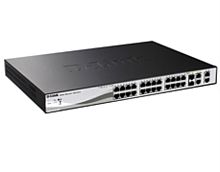 картинка D-Link DES-1210-28P/B1A Настраиваемый коммутатор WebSmart с 24 портами 10/100Base-TX D-Link от магазина Интерком-НН