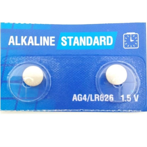 изображение Элемент питания (батарейка) Alkaline AG4 (LR626) 2 шт Robiton R-AG4-0-BL2 магазин Компании Интерком-НН фото 2 картинка Robiton R-AG4-0-BL2 Элемент питания (батарейка) Alkaline AG4 (LR626) 2 шт от магазина Интерком-НН фото 2