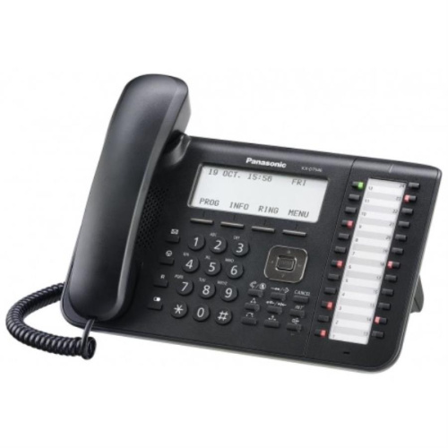 изображение Системный телефон Panasonic KX-DT546RU-B 24 кнопки с индикацией, 6-строчный дисплей с подсветкой магазин Компании Интерком-НН картинка Panasonic KX-DT546RU-B Системный телефон 24 кнопки с индикацией, 6-строчный дисплей с подсветкой от магазина Интерком-НН