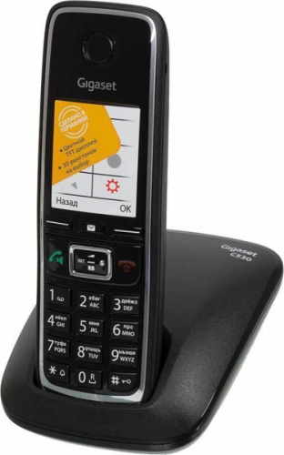 изображение Р/Телефон Dect Gigaset C530 RUS черный АОН магазин Компании Интерком-НН фото 5 картинка Р/Телефон Dect Gigaset C530 RUS черный АОН от магазина Интерком-НН фото 5