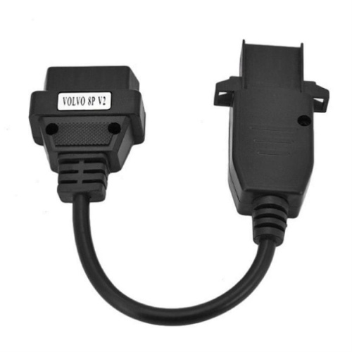 изображение Кабель-переходник диагностического разъема VOLVO 8pin на OBDII 16pin для грузовых автомобилей магазин Компании Интерком-НН картинка Кабель-переходник диагностического разъема VOLVO 8pin на OBDII 16pin для автомобиля от магазина Интерком-НН