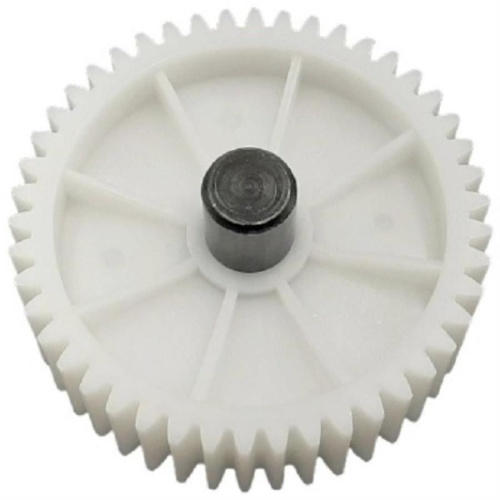 картинка Шестерня большая с валом (вариант №1) D=82/16мм, H=72/22мм, 46 прямых зубьев для мясорубки  от магазина Интерком-НН фото 2