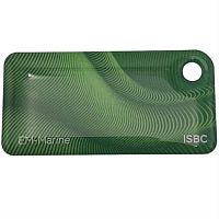 картинка ISBC RFID-брелок формата EM-Marine (125кГц), 25x51x3.8мм (зеленый) от магазина Интерком-НН