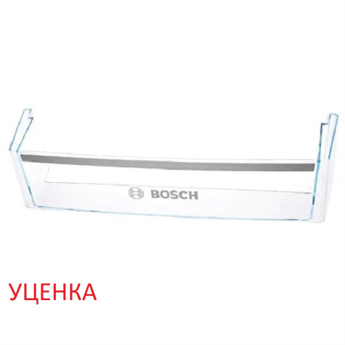 изображение Bosch УЦЕНКА 11025160 Полка (балкон) на дверь холодильника Bosch магазин Компании Интерком-НН картинка Bosch УЦЕНКА 11025160 Полка (балкон) на дверь холодильника Bosch от магазина Интерком-НН