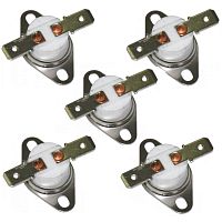 картинка KSD302-95NC-16A 5шт. термостат керамический с фланцем 95°C нормально замкнутый 250V 16A от магазина Интерком-НН