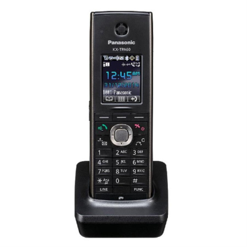 изображение Дополнительная трубка Panasonic KX-TPA60RUB DECT (радиотелефон) , цвет: черный магазин Компании Интерком-НН картинка Panasonic KX-TPA60RUB - Дополнительная трубка DECT (радиотелефон) , цвет: черный от магазина Интерком-НН