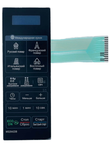 картинка LG MFM62977103 Сенсорная панель управления СВЧ MS2042DB черный от магазина Интерком-НН