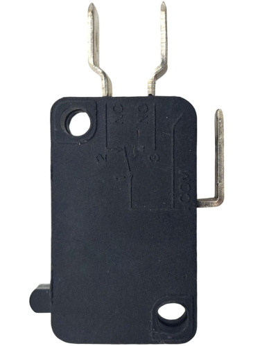 картинка Микропереключатель 3-х контактный KW3 (черный) 250V 16(5)A для микроволновой печи (СВЧ) от магазина Интерком-НН фото 2