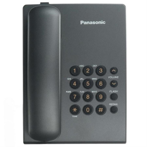картинка Panasonic KX-TS2350RUT проводной телефон, цвет темно-серый металлик от магазина Интерком-НН фото 2