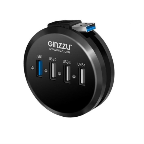 изображение Разветвитель GR-314UB 4-х портовый USB hub 1 порт USB 3.0 + 3 порта USB 2.0 Ginzzu магазин Компании Интерком-НН картинка Разветвитель GR-314UB 4-х портовый USB hub 1 порт USB 3.0 + 3 порта USB 2.0 Ginzzu от магазина Интерком-НН