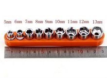 картинка Набор торцевых головок, 9 предметов 5-13 мм  от магазина Интерком-НН