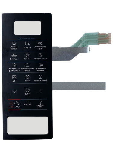 картинка Samsung DE34-00445Z Сенсорная панель управления для микроволновой печи (СВЧ) MS23J5133AK черный от магазина Интерком-НН