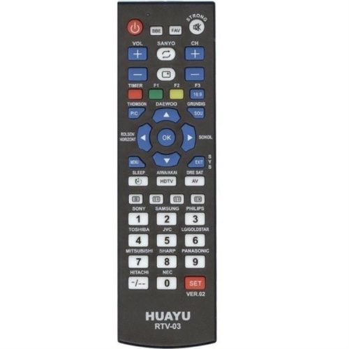 изображение Huayu RTV-03 VER.02 (21017) универсальный пульт дистанционного управления (ПДУ) магазин Компании Интерком-НН картинка Huayu RTV-03 VER.02 (21017) универсальный пульт дистанционного управления (ПДУ) от магазина Интерком-НН