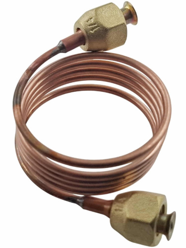 изображение Трубка медная капиллярная CTN-100 с гайками 1/4", длина 100см магазин Компании Интерком-НН фото 2 картинка Трубка медная капиллярная CTN-100 с гайками 1/4", длина 100см от магазина Интерком-НН фото 2