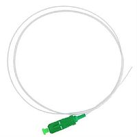 картинка Шнур оптический монтажный (пигтейл, pigtail) SC/APC SM 0.9мм, 1м, 9/125мкм G657, одномодовый от магазина Интерком-НН