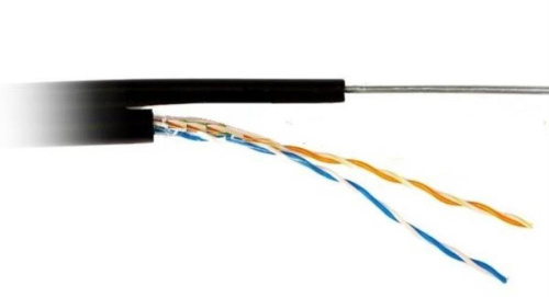 картинка Кабель FTP2 cat. 5е витая пара экранированная для наружных работ с тросом (305м) от магазина Интерком-НН фото 2