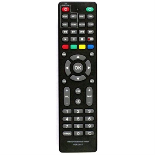 картинка HUAYU DVB-T2+TV ver.2017 Универсальный пульт для цифровых приставок DVB-T2 от магазина Интерком-НН