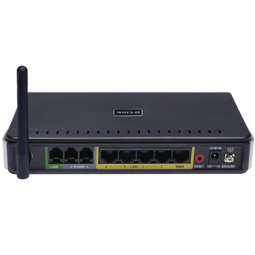 изображение Беспроводной маршрутизатор D-Link DVG-G5402SP с 2 портами FXS, 1 портом PSTN (lifeline), 1 портом WAN 10/100Base-TX, 4 портами LAN 10/100Base-TX магазин Компании Интерком-НН фото 2 картинка D-Link DVG-G5402SP Беспроводной маршрутизатор с 2 портами FXS, 1 портом PSTN, 1 портом WAN 10/100 от магазина Интерком-НН фото 2